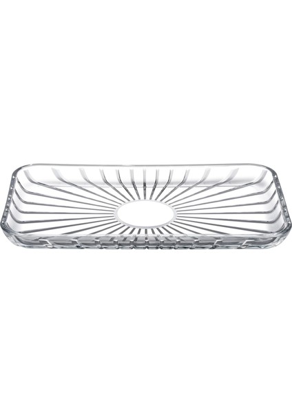 Tekli Dikdörtgen Servis Tabağı 165X280 mm