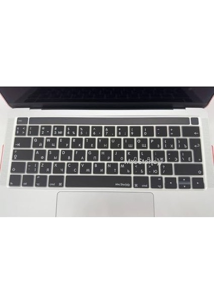Rusça Klavye Pro Kılıf A1706 A1989 A2159 A1707 A1990 ile Uyumlu Siyah modelleri