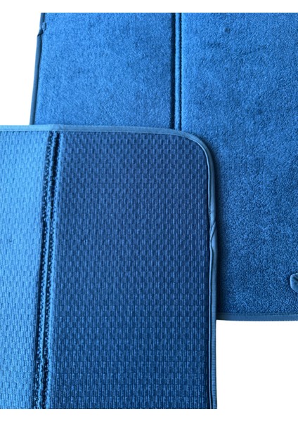 Bulaşık Matı Süper Emici Bulaşık Kurutma Matı 44X36CM Tezgah Üstü Bulaşık Matı, 2'li Set, Lacivert modelleri