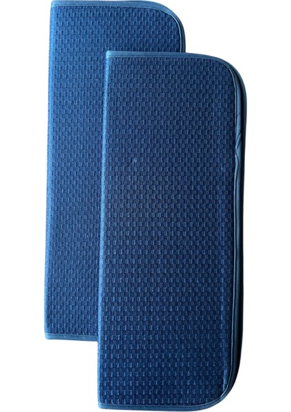 Bulaşık Matı Süper Emici Bulaşık Kurutma Matı 44X36CM Tezgah Üstü Bulaşık Matı, 2'li Set, Lacivert fırsatları