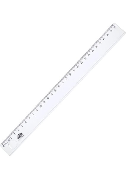 Mercekli Plastik Cetvel (Ekonomik) 30 Cm.