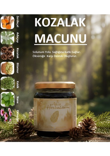 Kozalak Macunu, Doğal Çam Kozalağı Macunu I 240 gr I fiyatları
