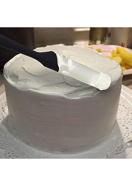 Dayanıklı Silikon Spatula Seti, 6 Parça Set, Yapışmaz Kauçuk Spatula Mutfak Gereçleri Paslanmaz Çelik Çekirdekli, Pişirme ve Karıştırma, Bulaşık Makinesinde Yıkanabilir Fırın, Siyah modelleri