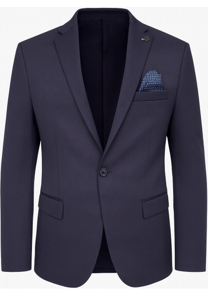 Erkek Italyan Kesim Tek Düğmeli Blazer Ceket – Klasik ve Modern Şıklık