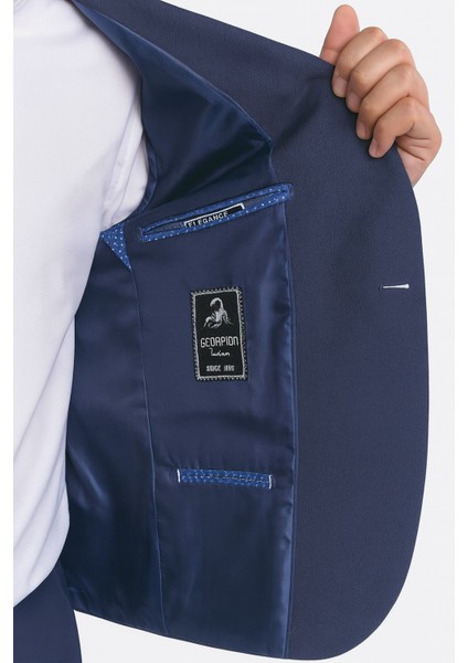 Erkek Italyan Kesim Tek Düğmeli Blazer Ceket – Klasik ve Modern Şıklık