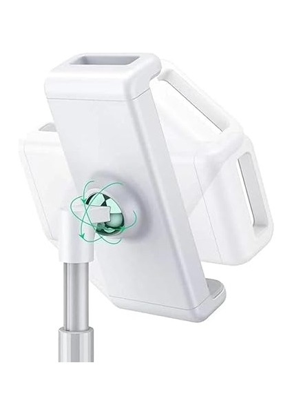 Yükseklik ve Açı Ayarlı Masaüstü Telefon ve Tablet Tutucu Stand Beyaz fiyatları