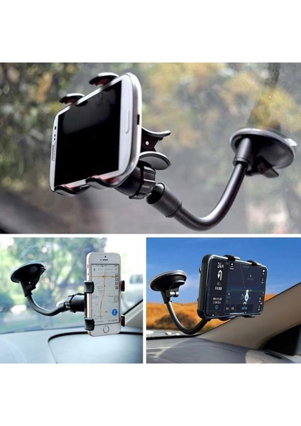 Akrobat Cama Sabitlenen Güçlü Vakumlu 360 Derece Dönen Tüm Modellere Uyan Oto Telefon Tutucu fiyatları