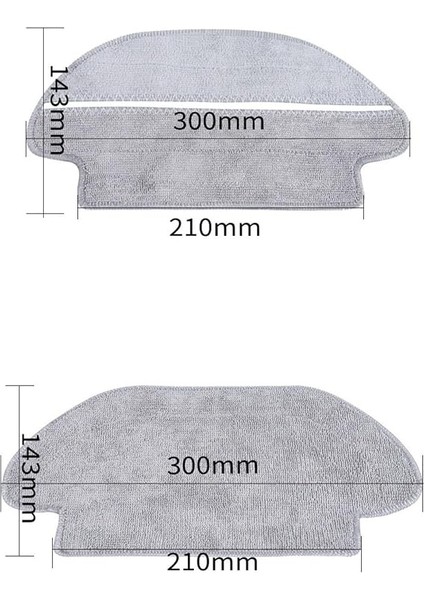 2'li Fiber Mop Bezi Mi Robot Vacuum Mop Pro (STYJ02YM) ile Uyumlu 2 Adet Mop Paspas indirimleri