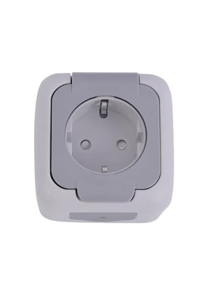 Gri Şeffaf Kapaklı Topraklı Priz Çabuk Bağlantı fiyatları