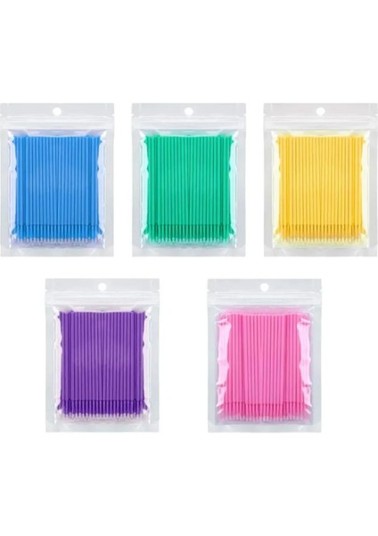 Mikro Brush – Tek Kullanımlık Uygulama Çubuğu, Kirpik, Manikür ve Nail Art Için fiyatları