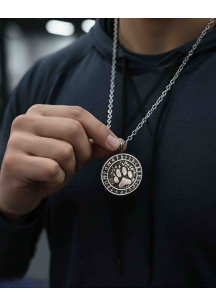 3'lü Erkek Kolye Kurt Yılan ve Ayı Pençesi Tasarım Erkek Kolye Hediye Kolye modelleri