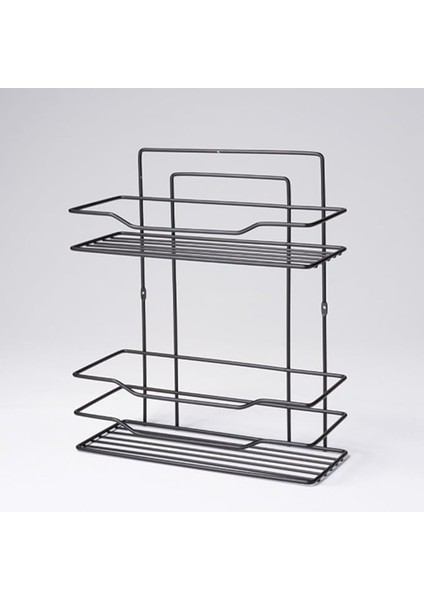 Mark Premium 2 Katlı Duş Rafı Paslanmaz Siyah