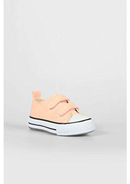 Işıklı Çocuk Spor Ayakkabı Pudra Renkli Tekstil Malzeme ile Düz Taban 20Y.150 indirimleri