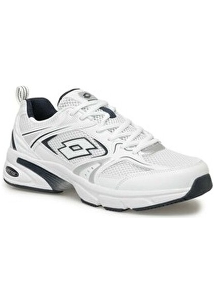 Athens Unisex Beyaz Lacivert Sneaker Nefes Alabilir Tekstil Malzeme ile Günlük Spor Ayakkabı