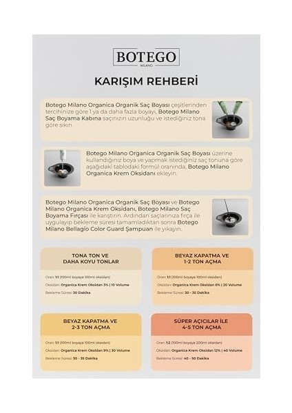 Organica | Organik Saç Boyası - 6.0 Yoğun Koyu Kumral 100 ml