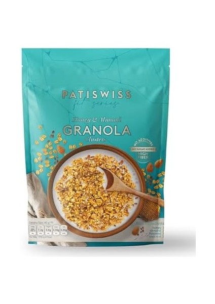 Patiswiss Bal Bademli Çıtır Granola 200G fiyatları