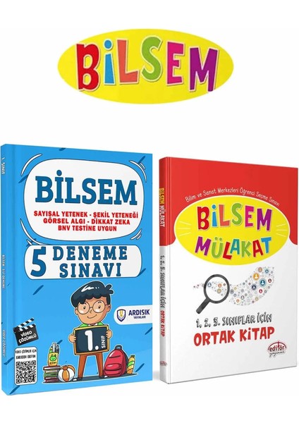 1. Sınıf Bilsem Deneme ve Mülakat Kitabı