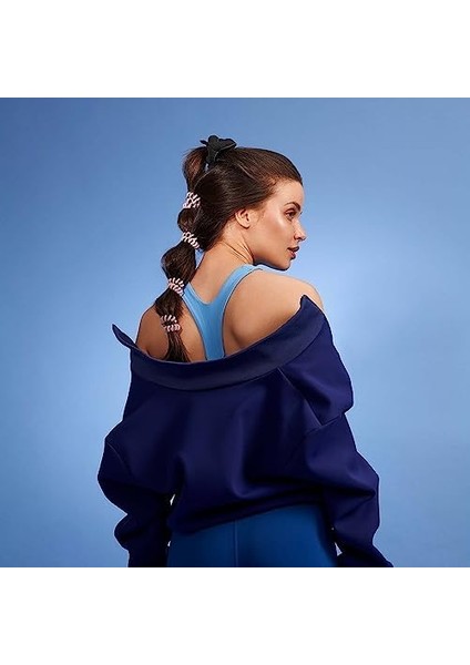 Invisibobble Saç Lastiği Siyah Scrunchie Power Black Panther, Saç Lastikleri Spor Için Güçlü Tutuş, Scrunchies Gri Siyah, Münih'in Kalbinde Tasarlanmıştır