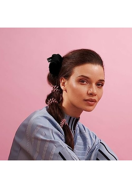 Invisibobble Saç Lastiği Siyah Scrunchie Power Black Panther, Saç Lastikleri Spor Için Güçlü Tutuş, Scrunchies Gri Siyah, Münih'in Kalbinde Tasarlanmıştır modelleri