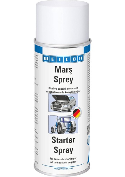 Marş Spreyi / 400 Ml/motorun Güvenli Çalışmasına Yardımcı /dizel ve Benzinli Tüm Motorlar Için