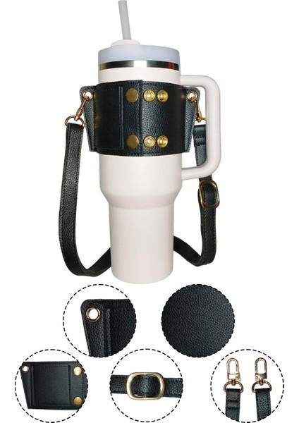 Termos Taşıma Çantası Askısı Omuz Askılı 1.18 Lt ve 0.89 Lt ile Uyumlu Vegan Deri Ayarlanabilir Ölçü 40OZ 30OZ fiyatları