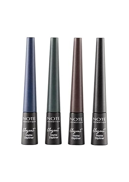Note Cosmetics Note Elegant Matte Dipliner Waterproof Siyah 01 modelleri