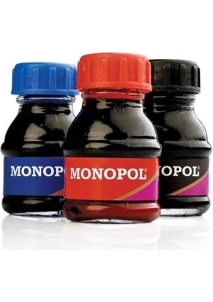 Çini Mürekkebi Cam Şişede Mavi 1103