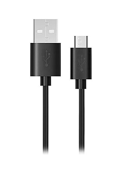 HY-X57 0.5A Poşet 1m Uzun Konnektörlü Siyah Micro USB Şarj Kablosu