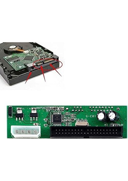 Sata Pata Ide 7 + 15PIN 3.5/2.5 Sata HDD DVD Pata To Sata