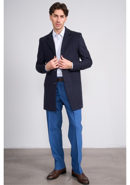 Çetinkaya Mentality 7849 Erkek Mono Yaka Regular Kaşe Kaban Antrasit fiyatları