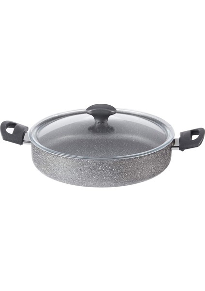 Karnıyarık Tenceresi, Gri Kırçıllı, 28 cm