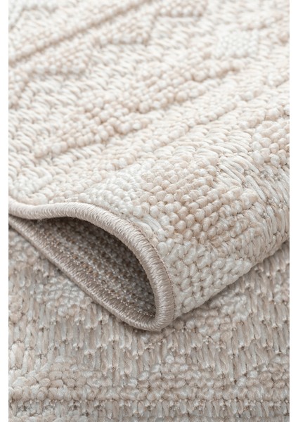 Krem Bej Iskandinav Modern Tasarım Sisal Bukle Özel Ölçü Salon Oturma Odası Koridor Halısı Yolluk