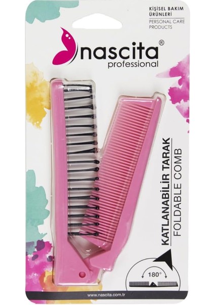 Nascita Açılır-Kapanır Tarak Fırça Pembe - 115