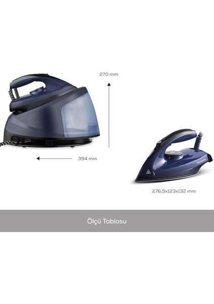 Steamwork 1168H Buhar Kazanlı Ütü Lacivert fiyatları