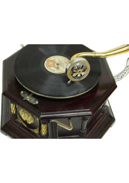 Gramofon Sekizgen Bronz Kakma Kurmalı Plakçalar ASIG523O fırsatları