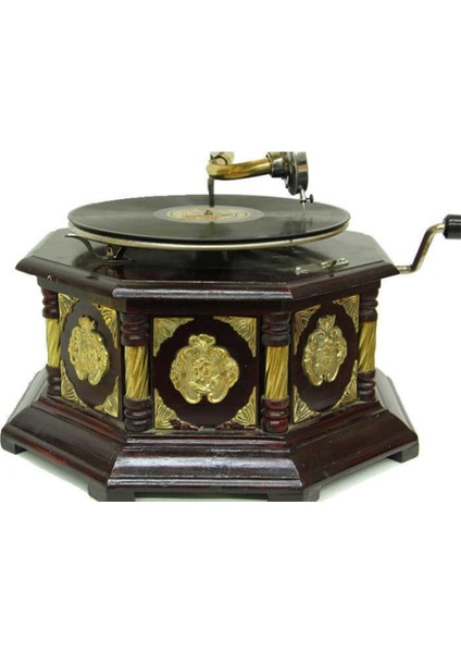 Gramofon Sekizgen Bronz Kakma Kurmalı Plakçalar ASIG523O indirimleri