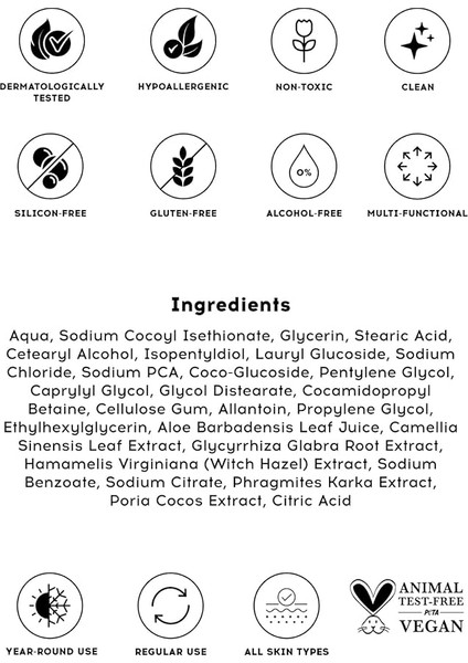 Co. Ph Dengeli Krem Yüz Makyaj Temizleyici, Çift Aşamalı, Yeşil Çay Özü Aloe Vera, Tüm Cilt Tipleri fırsatları