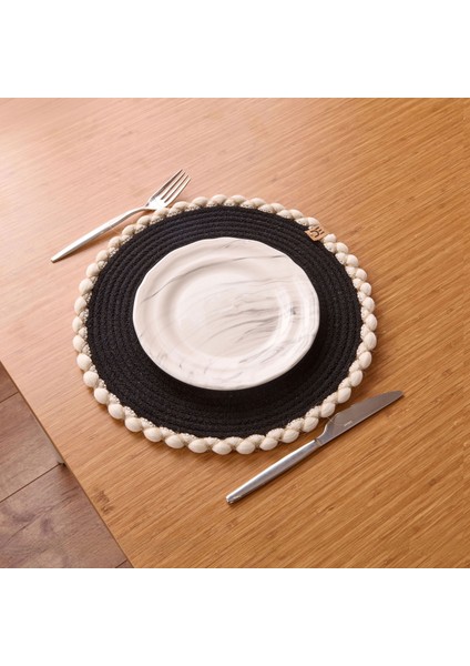 Soft Laetus Amerikan Servis - Siyah - 33X33 cm