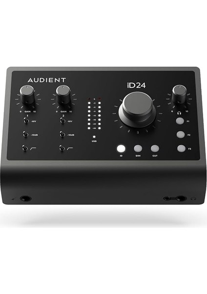 ID24 Yüksek Kalite Usb-C Ses Kartı: 10-Giriş/14-Çıkış 24BIT/96KHZ Sınıfının Lideri 32-Bit 126DB Dinamik Aralık Dac / 126DB Dinamik Aralık Adc Çeviriciler (Pc/mac Uyumlu)