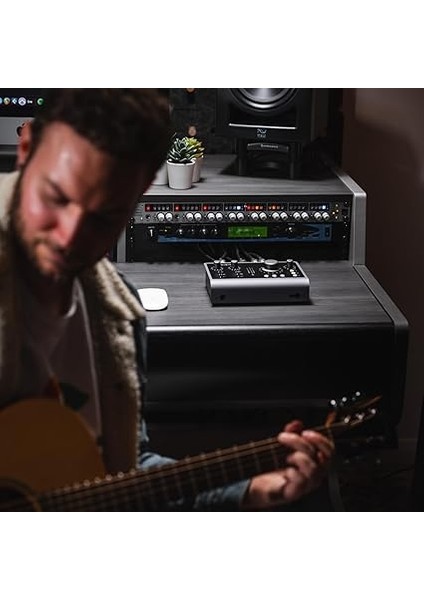 ID24 Yüksek Kalite Usb-C Ses Kartı: 10-Giriş/14-Çıkış 24BIT/96KHZ Sınıfının Lideri 32-Bit 126DB Dinamik Aralık Dac / 126DB Dinamik Aralık Adc Çeviriciler (Pc/mac Uyumlu) indirimleri