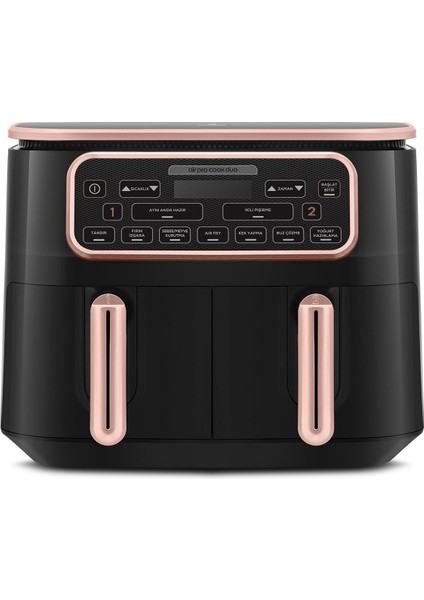 Aır Pro Duo Tandır Xxxl 8 L Aırfryer Rosegold