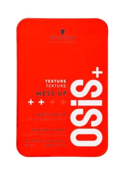 Schwarzkopf Osıs Mess Up 100 Mililitre Mat Gum Saç Şekillendirici