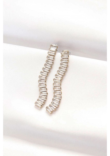 Bfs 316L Çelik Gold Renk Su Yolu Küpe