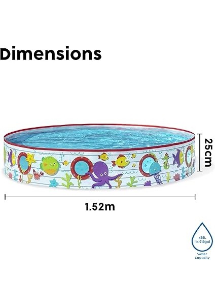 1.52M x Y25CM Fill 'n Eğlence Havuzu modelleri