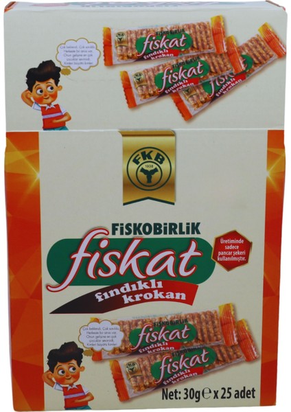 Fındıklı Krokan 30 gr x 25 Adet fiyatları