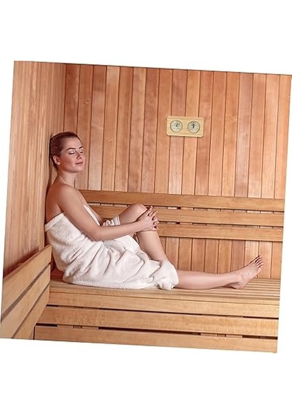 Ahşap Sauna Termometresi Higrometre Iç Sıcaklık ve Nem Ölçer Ev Saunası Için Higrotermograf Oda Sıcaklık Monitörü indirimleri