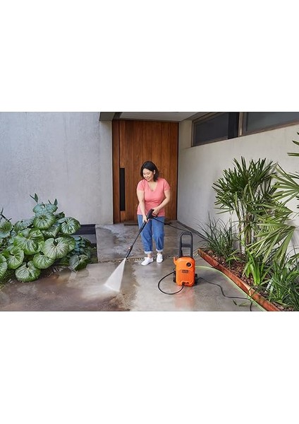 + Decker BEPW1300L-QS Basınçlı Yıkama Makinesi Turuncu Siyah indirimleri