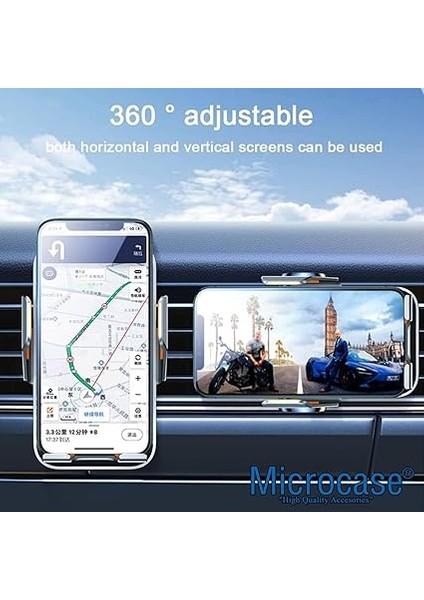 Araç Içi Manyetik Sensörlü Wireless Kablosuz Şarj Özellikli Telefon Tutucu - AL4107 fırsatları
