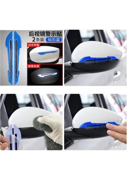Bfs Araba Ayna Çarpma Koruyucu Renkli Reflektif Şerit fırsatları