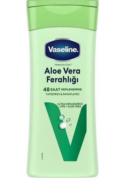 Vaseline Vücut Losyonu Aloe Vera Ferahlığı Kuru Ciltler Için 200 ml